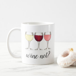 Wein nicht? Rosé Rosé Glasses Weinkultur und Erde Kaffeetasse
