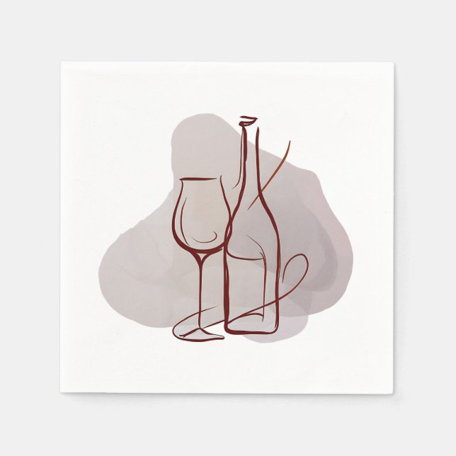Wein nicht? serviette (Vorderseite)
