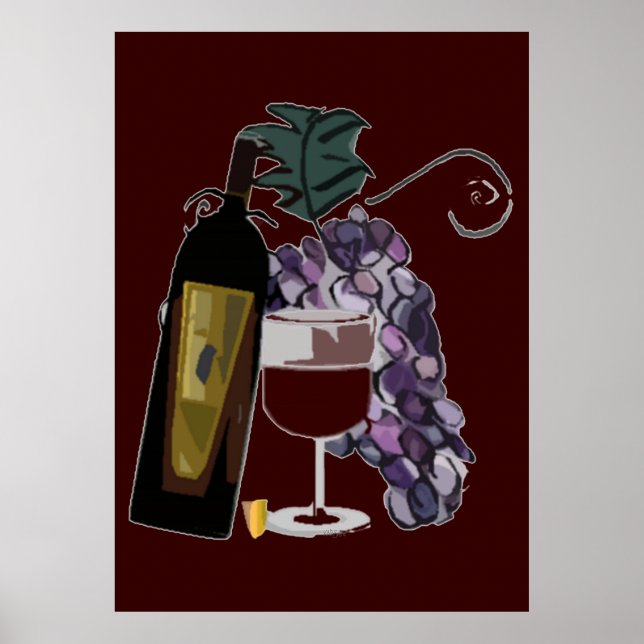 Wein Poster (Vorne)
