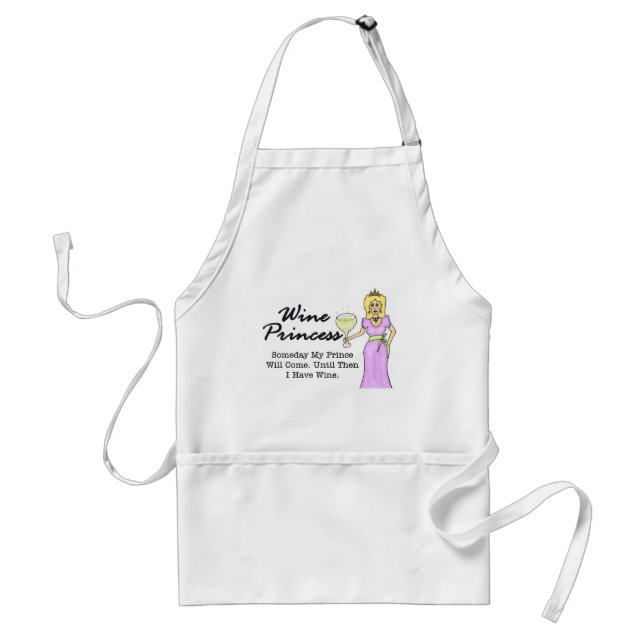 Wein-Prinzessin Apron Schürze (Vorne)