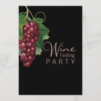 Wein-Probieren-Party-Gewohnheits-Einladung