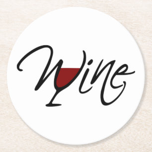 WEIN RUNDER PAPPUNTERSETZER
