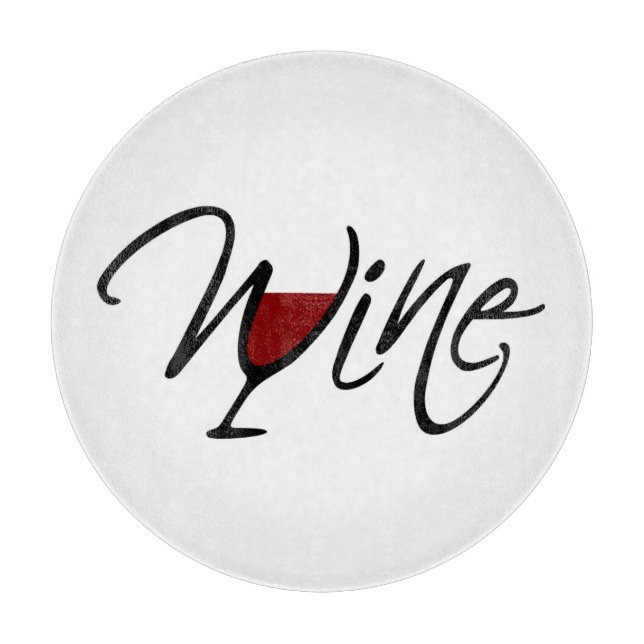 WEIN SCHNEIDEBRETT (Vorderseite)