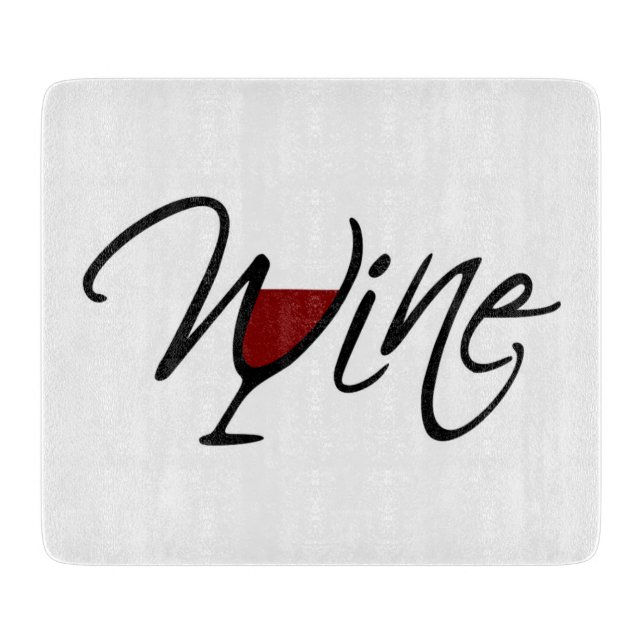 WEIN SCHNEIDEBRETT (Vorderseite)