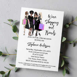 Wein Shop und Friends Koffer-Show Pop-Up-Shop Einladung