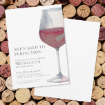 Wein Simple 60. Geburtstagsparty Einladung<br><div class="desc">Eleganter Roter Wein Einfache Geburtstagsparty Einladung. Feiern Sie einen Meilenstein mit dieser zeitlosen und raffinierten Einladung, perfekt für jede Geburtstagsfeier eines Erwachsenen. Das Design umfasst ein großes Aquarellwein, das mit tiefrotem Wein gefüllt ist, wie Merlot oder Cabernet Sauvignon, auf der rechten Seite, und eine raffinierte und dennoch moderne Touch. Oben...</div>