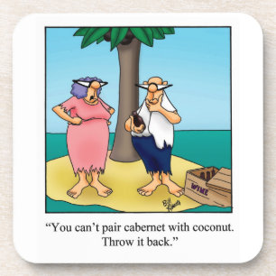 Wein Spaß Untersetzer Set