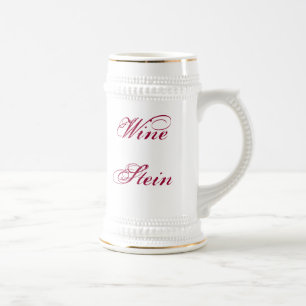 Wein Stein Bierglas