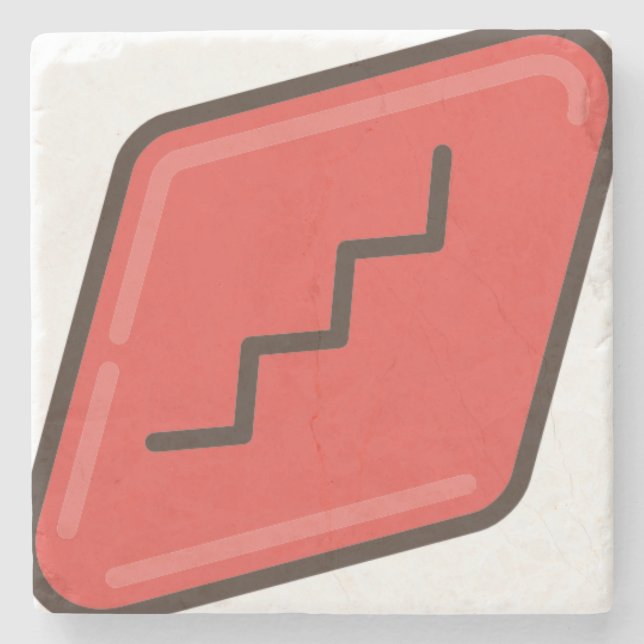 Wein Steinuntersetzer (Vorderseite)