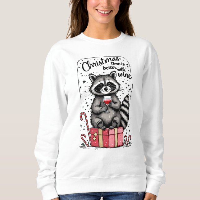 Wein Sweatshirt (Vorderseite)