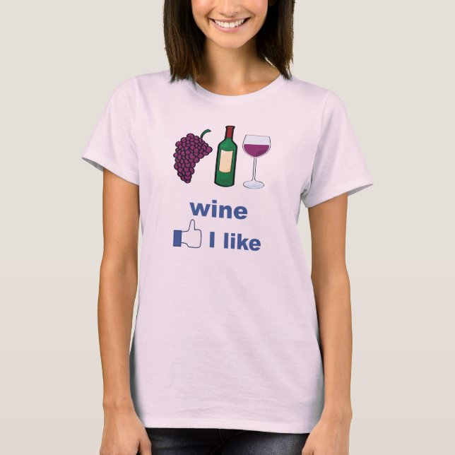 Wein T-Shirt (Vorderseite)