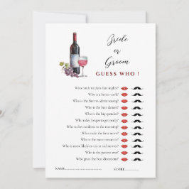Wein Thema sagte er sagte, sie sagte Brautparty-Sp Einladung