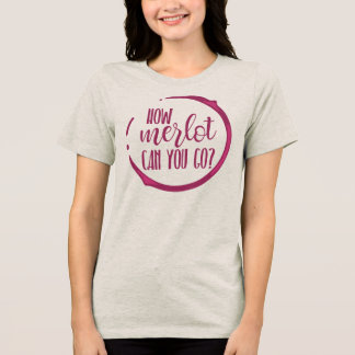 Wein-Themen-Junggesellinnen-Abschiedsparty Tri-Blend Shirt