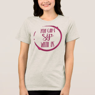 Wein-Themen-Junggesellinnen-Abschiedsparty Tri-Blend Shirt