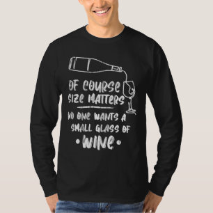 Wein trinken Rotes Weinglas Wein T-Shirt