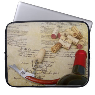 Wein-u. Konstitutions-Laptop-Hülse! Laptopschutzhülle