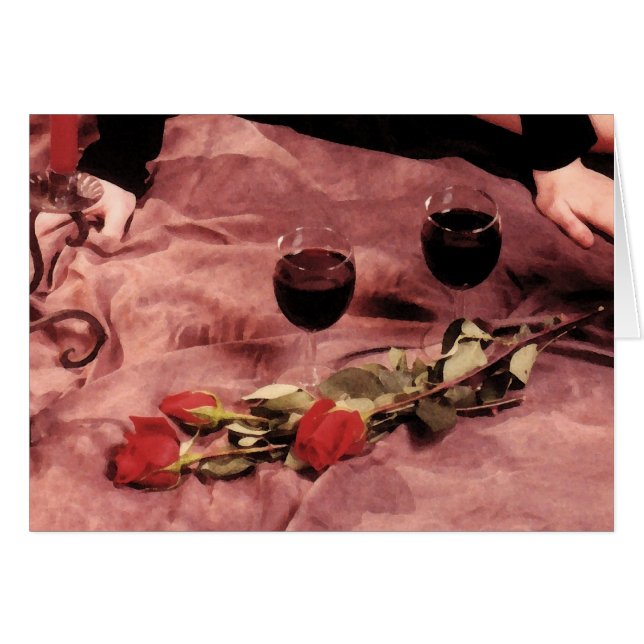 Wein u. Rosen (Vorderseite (Horizontal))