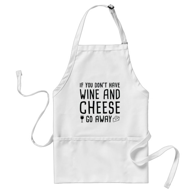 Wein und Käse Schürze (Vorne)