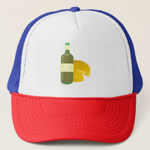 Wein und Käse Truckerkappe