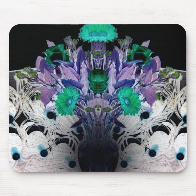 Wein und Rose 1 Mousepad (Vorne)