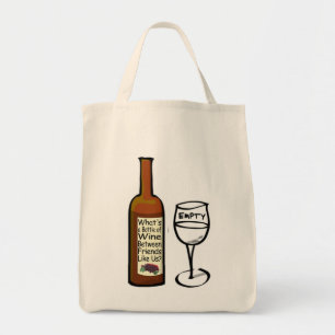 Wein unter Freunden Tragetasche