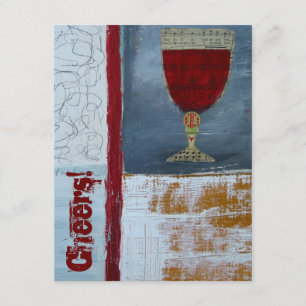 Wein Verkostung Party Einladung - Cheers!