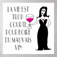 Wein Vixen Einfach französisches Sprichwort Wicker
