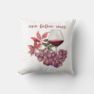 Wein vor Gelübden Junggesellinnen-Design Wein Kissen