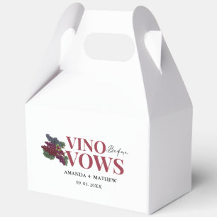 Wein vor Gelübden Weinverkostung Brautparty Geschenkschachtel