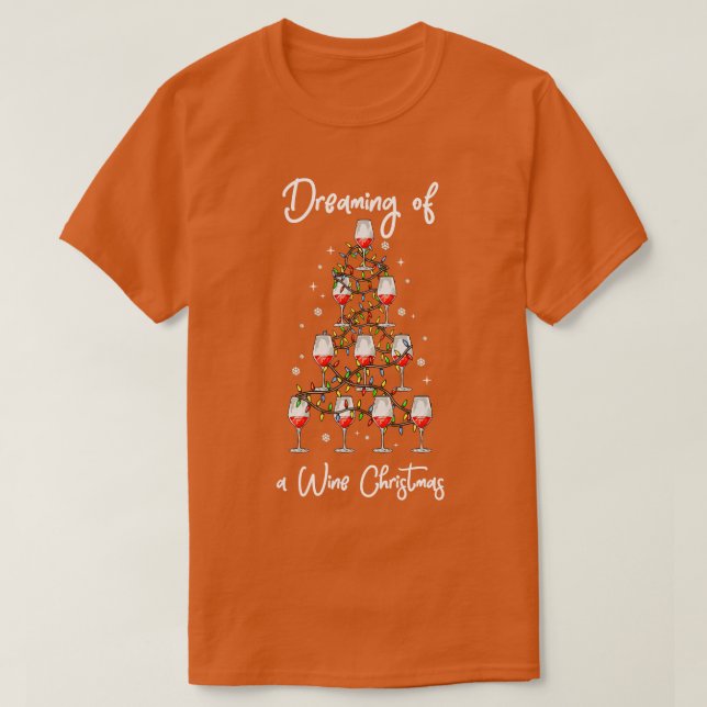Wein Weihnachten Funny Funny Wine Weihnachtsgesche T-Shirt (Design vorne)