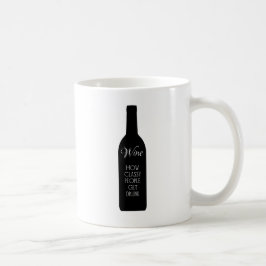 Wein, wie Klasse Menschen betrunken werden Kaffeetasse
