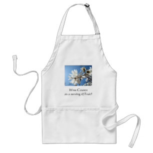 Wein zählt als eine Portion Obst! Schürze Magnolie