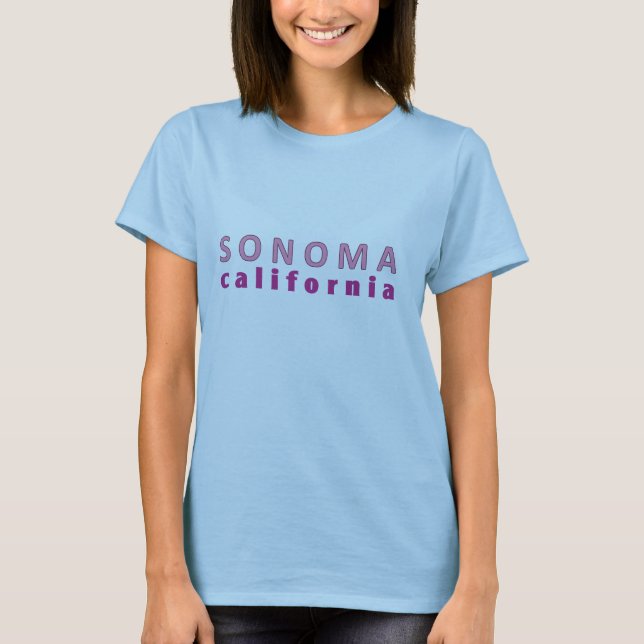 Wein-Zeit - Sonoma T-Shirt (Vorderseite)