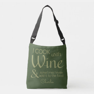 Wein Zitat individuell benannte Taschen