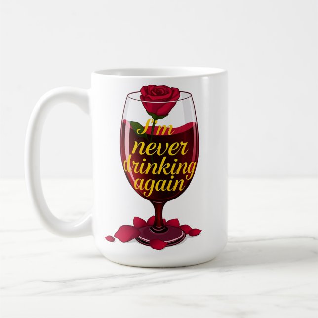 Weinangebot Kaffeetasse (Links)