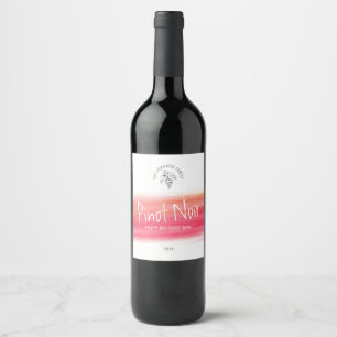 Weinbaubetriebe für Rotwein Zuhause, die auf die W Weinetikett