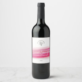 Weinbaubetriebe für Rotwein Zuhause, die auf die W Weinetikett