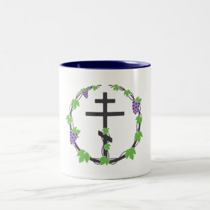 Weinberg der Lord Coffee Tasse mit Lila Innenhof