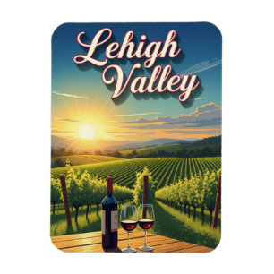Weinberg im Lehightal Pennsylvania Travel Magnet