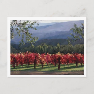 Weinberg Postkarte