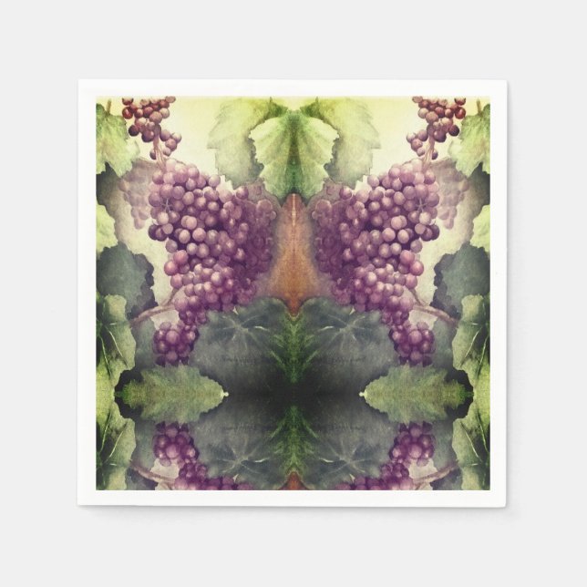 Weinberg Serviette (Vorderseite)