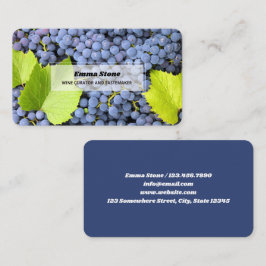 Weinberg Sommelier Visitenkarte