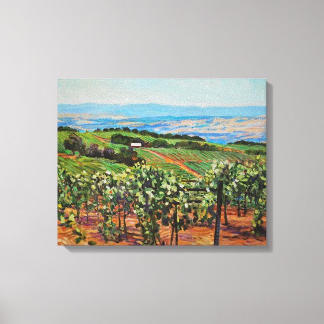Weinberge Canvas Print Leinwanddruck (Vorderseite)