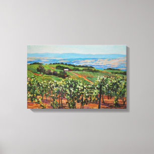 Weinberge Canvas Print Leinwanddruck