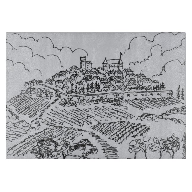 Weinberge| Loire Valley, Frankreich Schneidebrett (Vorderseite)
