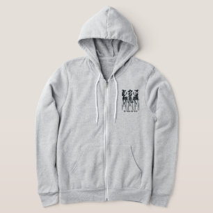 Weinberge,Moderne,elegante Hexen Weinnacht Hoodie