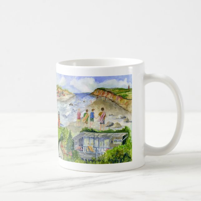 Weinberggeburtstags-Tasse Kaffeetasse (Rechts)