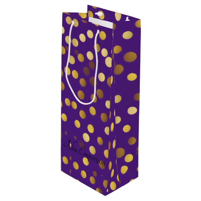 Weinbeutel Geschenktüte Für Weinflaschen (Vorderseite Schrägansicht)