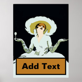 Weine Frau und hier Text hinzufügen Poster