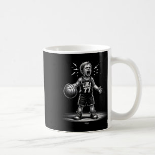 Weine Luka durch Klagen und Schreien beim Schiedsr Kaffeetasse